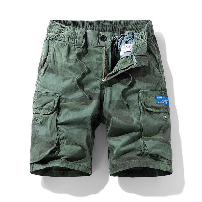Camouflage New Work Clothes Sports Shorts Men - E. M. E. LLC0