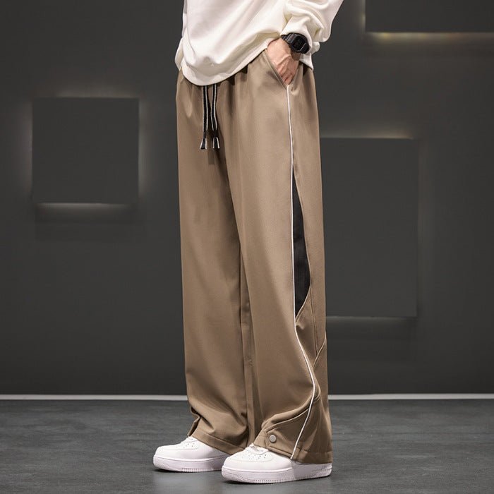 Loose Casual Waterproof Men's Plus Size Straight - leg Trousers - E. M. E. LLC0