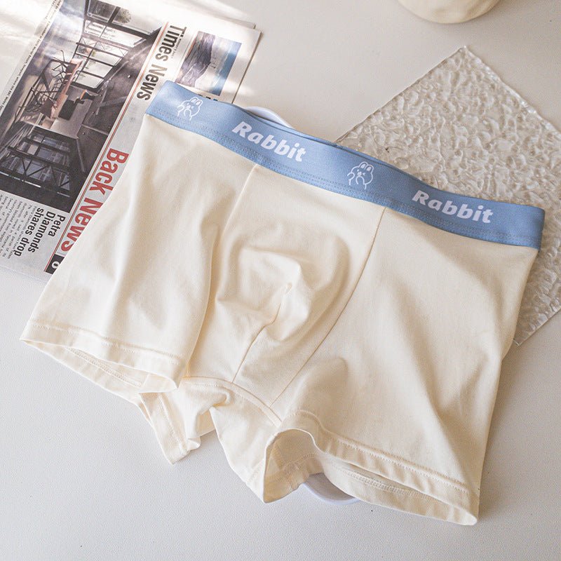 Men's Underwear Mid - waist Cartoon Rabbit Modal Cotton - E. M. E. LLC0