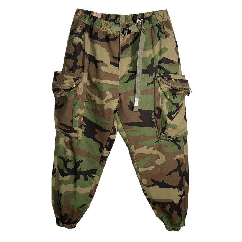 Retro High Street Camouflage Men Casual Working Pants - E. M. E. LLC0