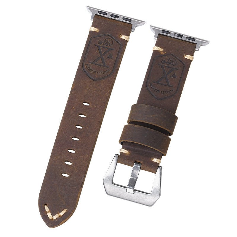 Series Men's Leather Watch Band - E. M. E. LLC0