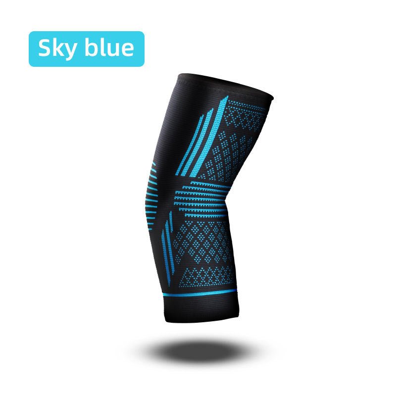 Sports Elbow Guard Four - sided Elastic Compression Knit Breathable Nylon Elbow Pads - E. M. E. LLC0