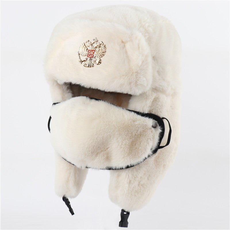 Ushanka Men And Women Imitation Rabbit Fur Outdoor Earmuffs Hat - E. M. E. LLC0