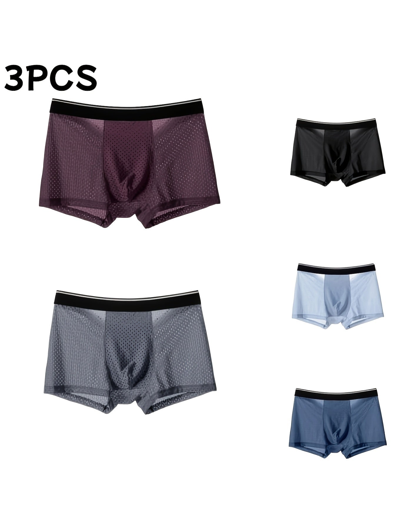 3 - Pack Men's Plus Size Underwears - E. M. E. LLC4