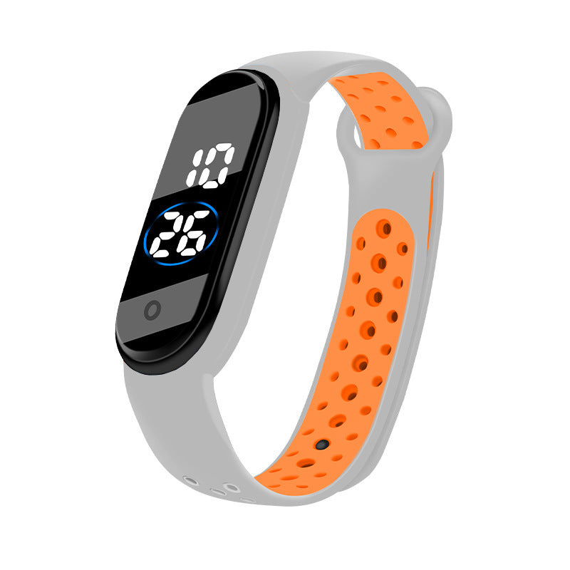 Waterproof Student Two-color Sports Bracelet Watch