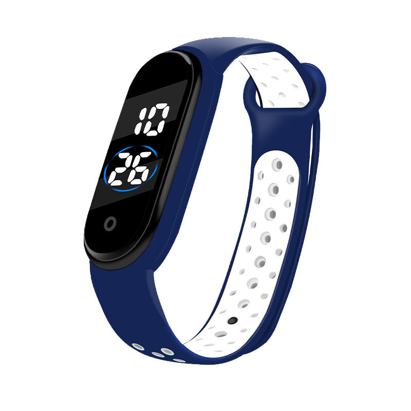 Waterproof Student Two-color Sports Bracelet Watch