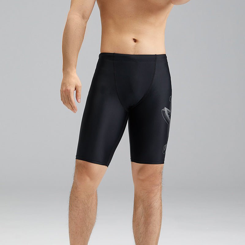 Adult Tight Breathable Nylon Men's Swimming Trunks - E. M. E. LLC0