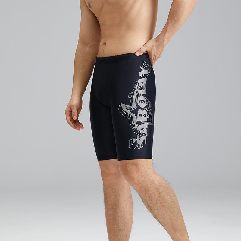Adult Tight Breathable Nylon Men's Swimming Trunks - E. M. E. LLC0