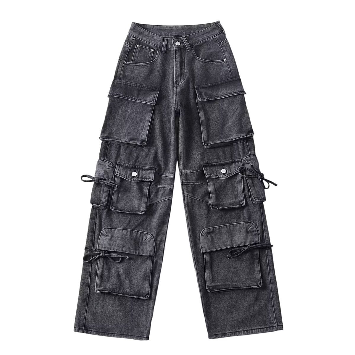 American Style Fashion Work Clothes Style Straight - leg Denim Trousers - E. M. E. LLC0
