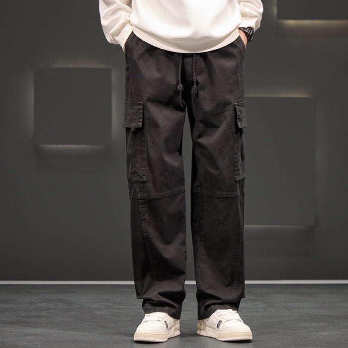 Autumn And Winter New Straight Loose Oversized Cargo Pants - E. M. E. LLC0