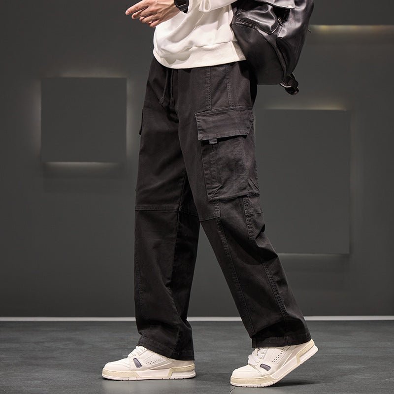 Autumn And Winter New Straight Loose Oversized Cargo Pants - E. M. E. LLC0