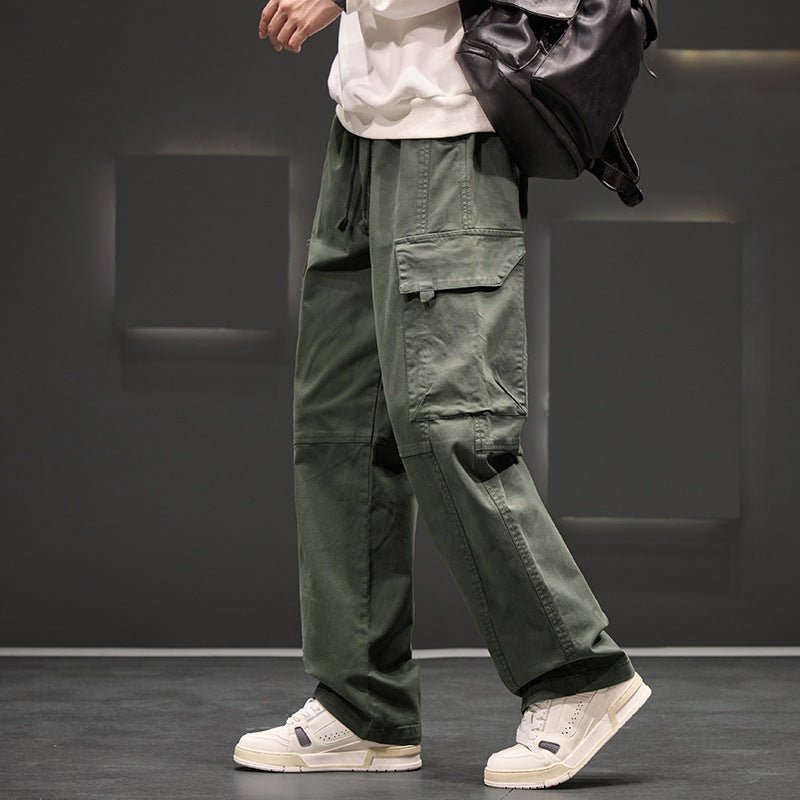 Autumn And Winter New Straight Loose Oversized Cargo Pants - E. M. E. LLC0