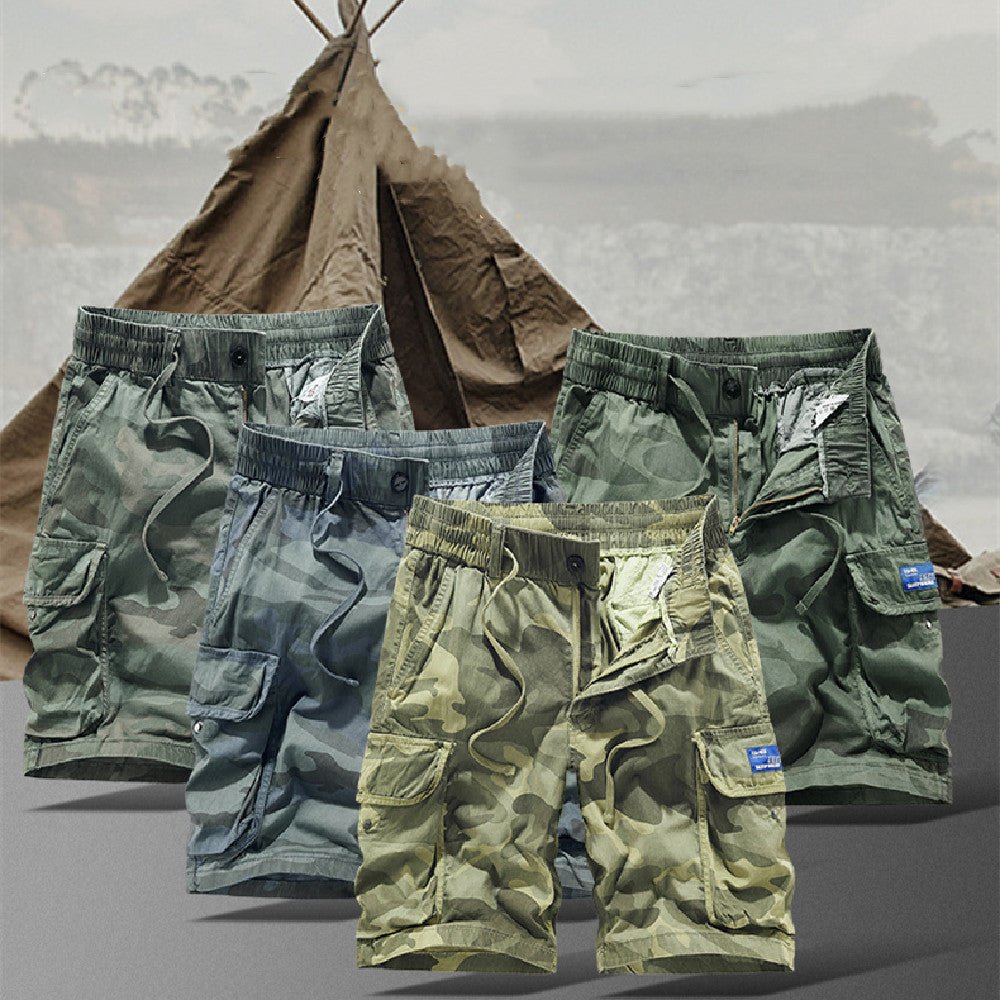 Camouflage New Work Clothes Sports Shorts Men - E. M. E. LLC0