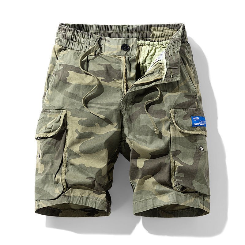 Camouflage New Work Clothes Sports Shorts Men - E. M. E. LLC0