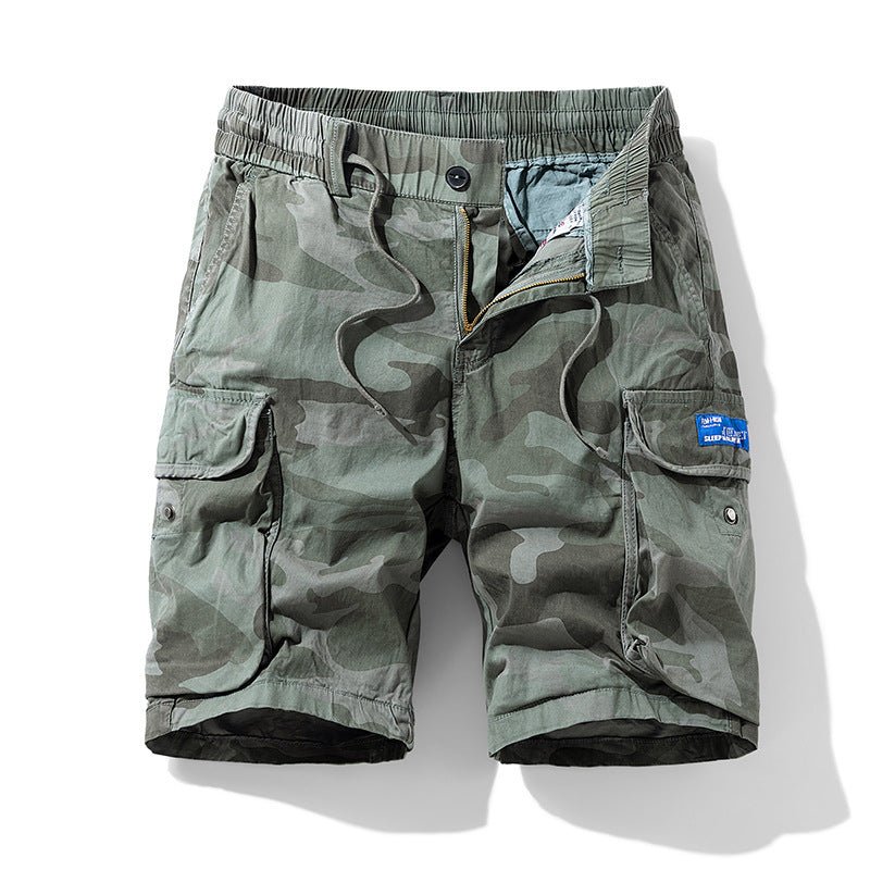 Camouflage New Work Clothes Sports Shorts Men - E. M. E. LLC0