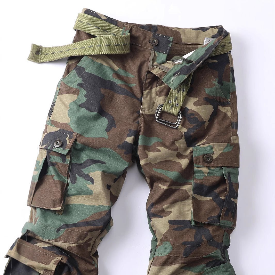 Camouflaged Male Supply Tactical Male Mountain Trousers - E. M. E. LLC0