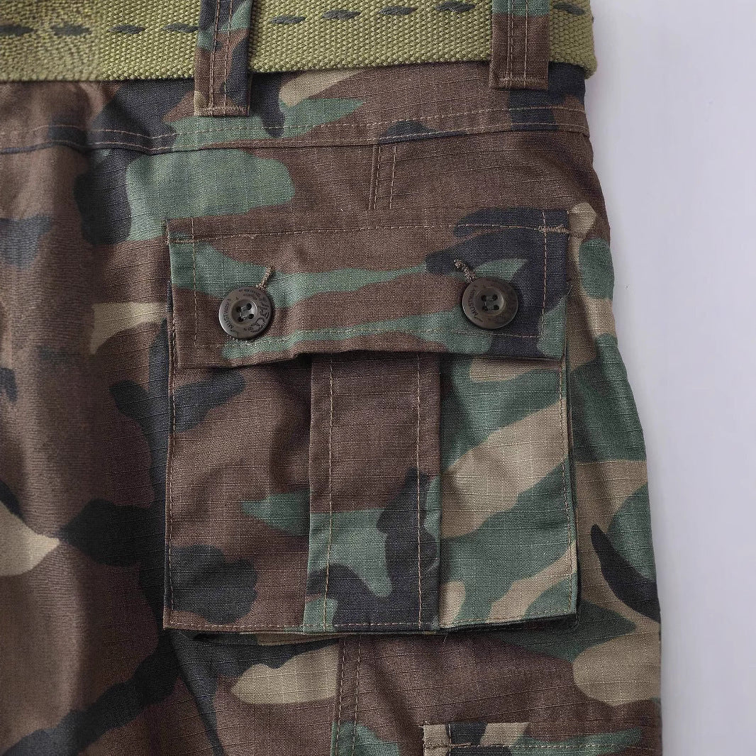 Camouflaged Male Supply Tactical Male Mountain Trousers - E. M. E. LLC0