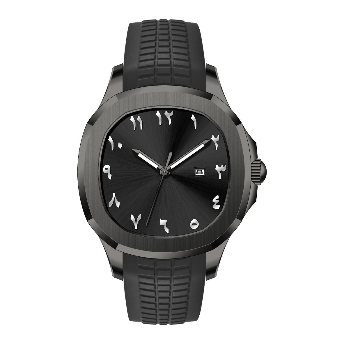 Classic Grenade Silicone Band Waterproof Quartz Watch - E. M. E. LLC0