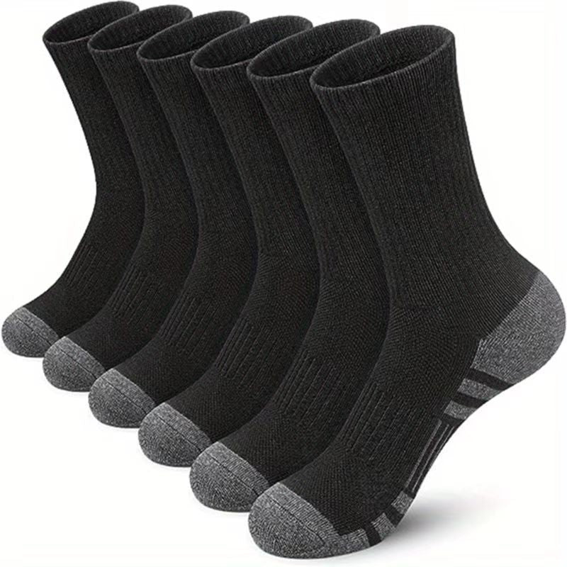 Color Matching Athletic Socks Plus Size Basketball Mid Tube Cotton Breathable - E. M. E. LLC0