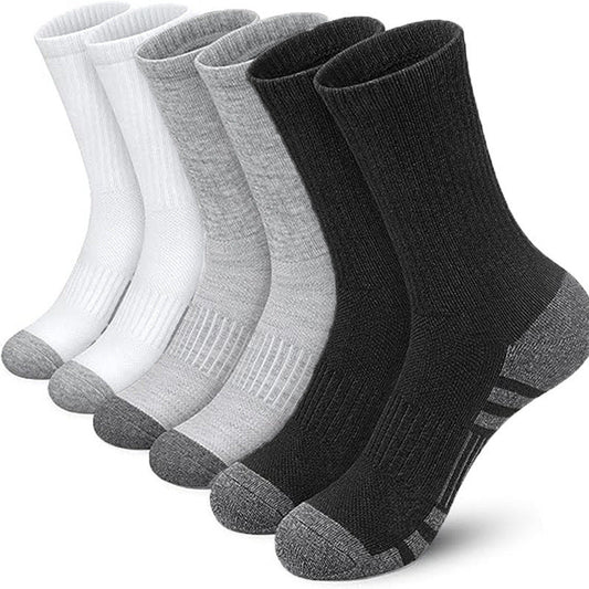 Color Matching Athletic Socks Plus Size Basketball Mid Tube Cotton Breathable - E. M. E. LLC0