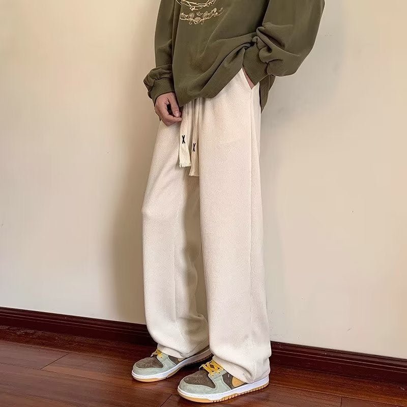 Corduroy Fleece Padded Pants Men's Pants Autumn And Winter - E. M. E. LLC0