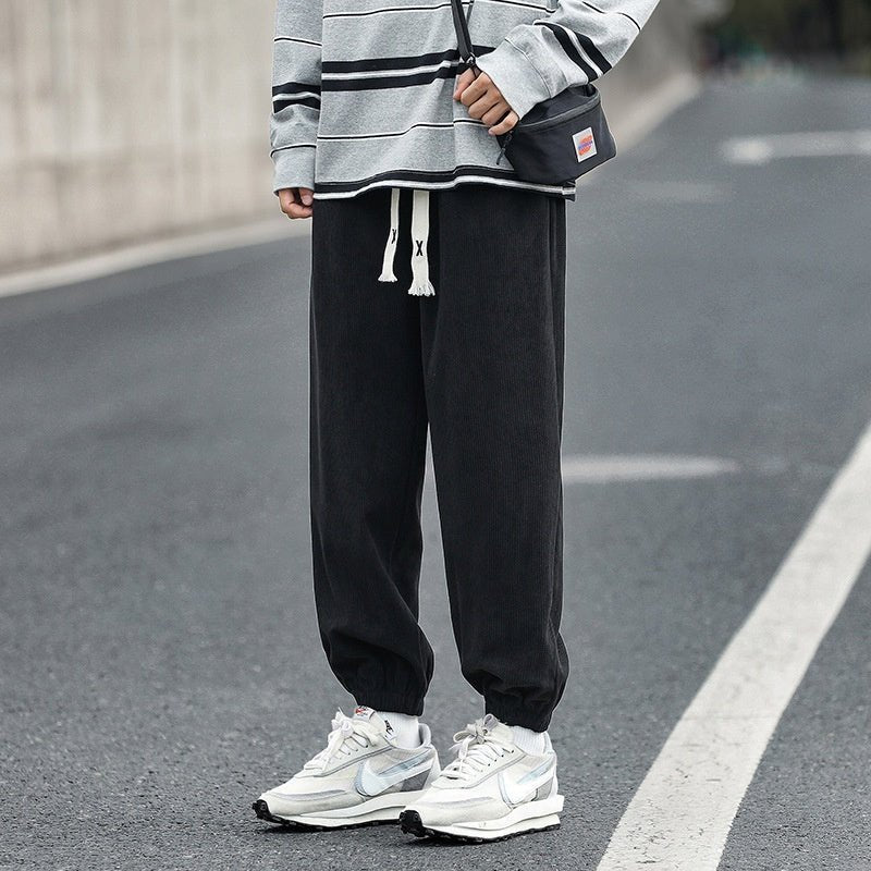 Corduroy Fleece Padded Pants Men's Pants Autumn And Winter - E. M. E. LLC0