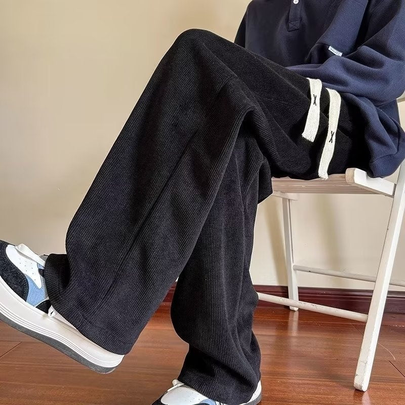 Corduroy Fleece Padded Pants Men's Pants Autumn And Winter - E. M. E. LLC0