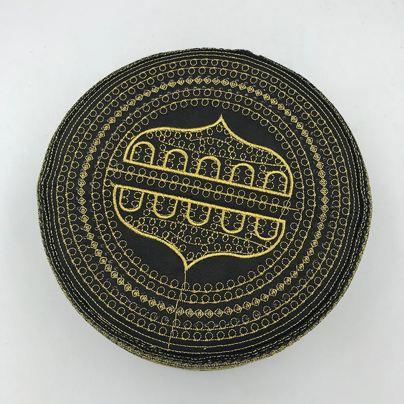 Cotton Embroidery Caps New Muslim Men Prayer Hats - E. M. E. LLC0