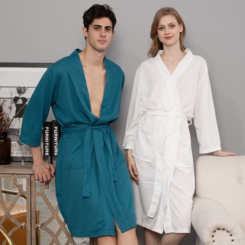 Couple Robes Sleepwear Women Men Loungewear Bathrobe - E. M. E. LLC4