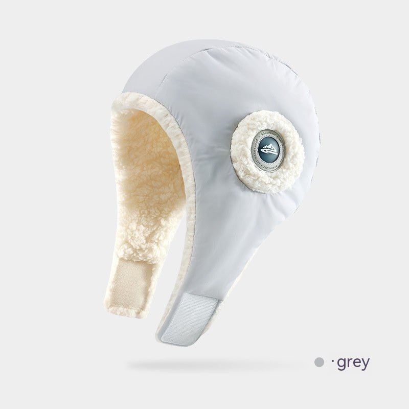 Down Plush Hat For Women Cycling Windproof Waterproof Ear Protection Warm Fashion Hats Winter Thicken Caps - E. M. E. LLC0