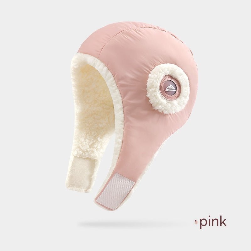 Down Plush Hat For Women Cycling Windproof Waterproof Ear Protection Warm Fashion Hats Winter Thicken Caps - E. M. E. LLC0