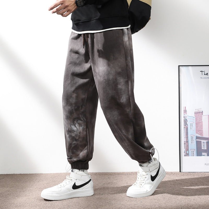 Elastic Waist Drawstring Ankle - tied Sweatpants Men - E. M. E. LLC0