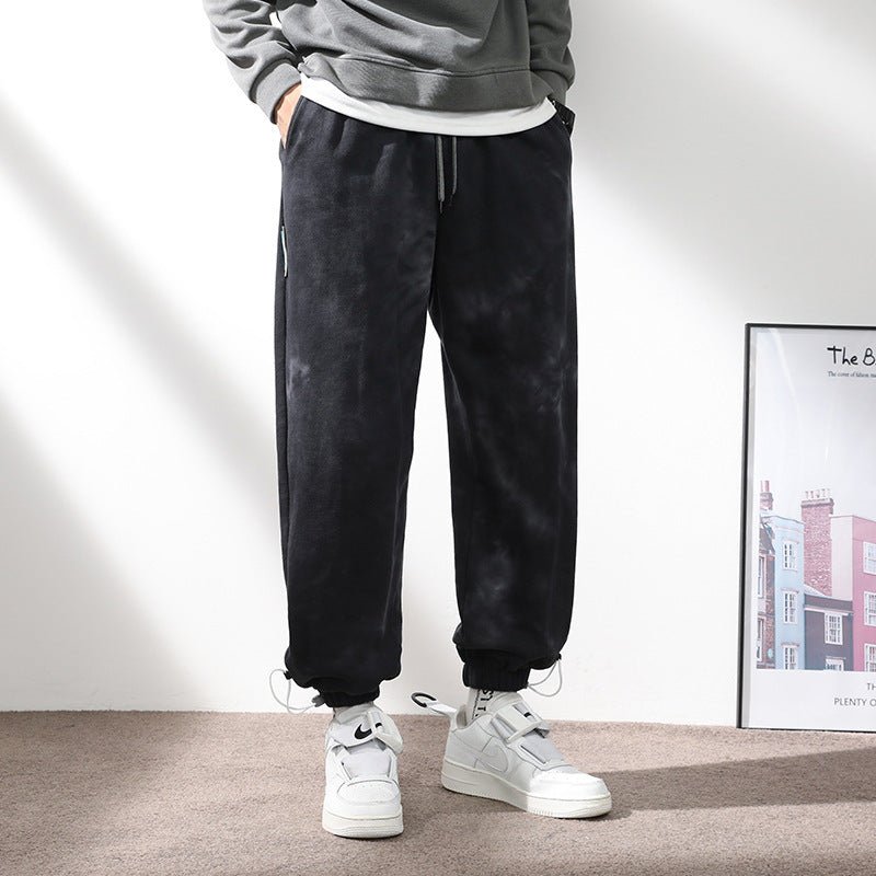 Elastic Waist Drawstring Ankle - tied Sweatpants Men - E. M. E. LLC0