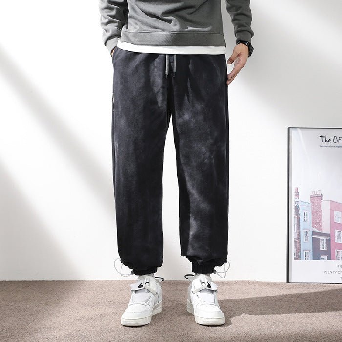 Elastic Waist Drawstring Ankle - tied Sweatpants Men - E. M. E. LLC0