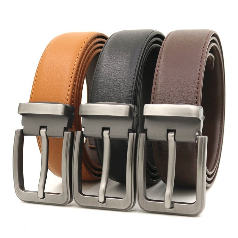 Fashion Men's Casual Pin Buckle Leather Belt - E. M. E. LLC0