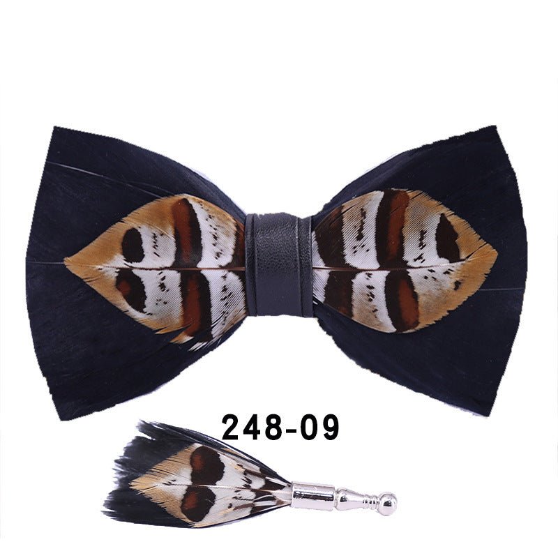 Feather Bow Tie Bow Tie - E. M. E. LLC0
