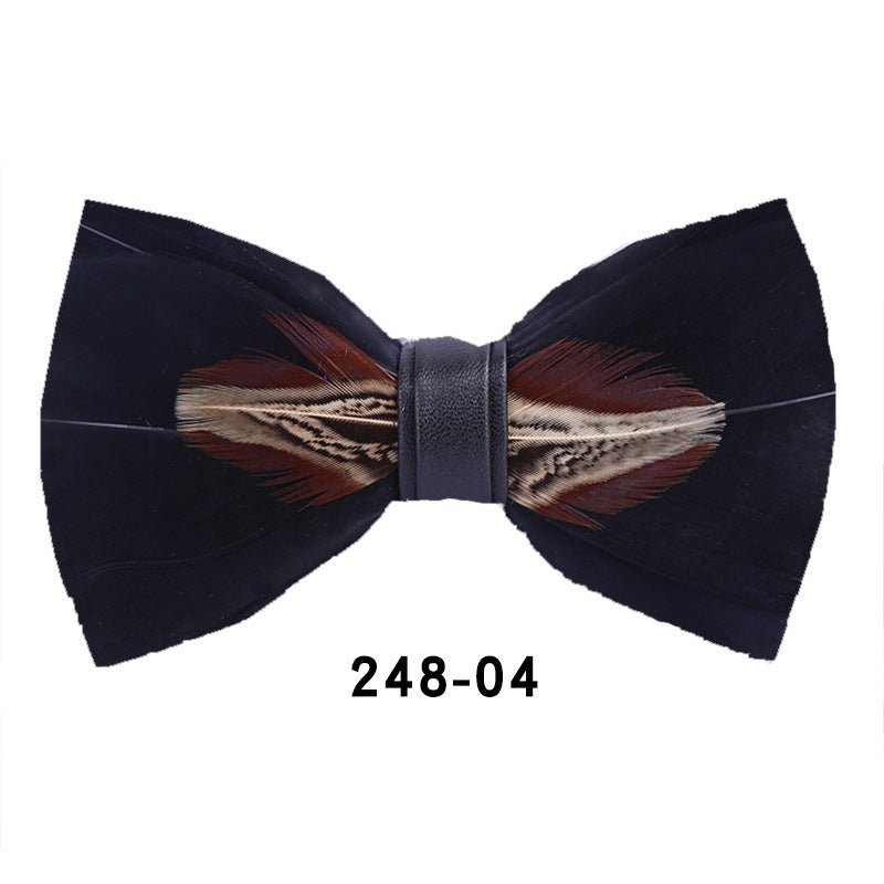Feather Bow Tie Bow Tie - E. M. E. LLC0