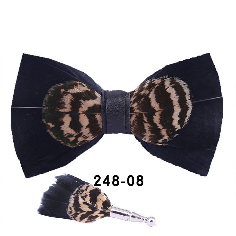 Feather Bow Tie Bow Tie - E. M. E. LLC0