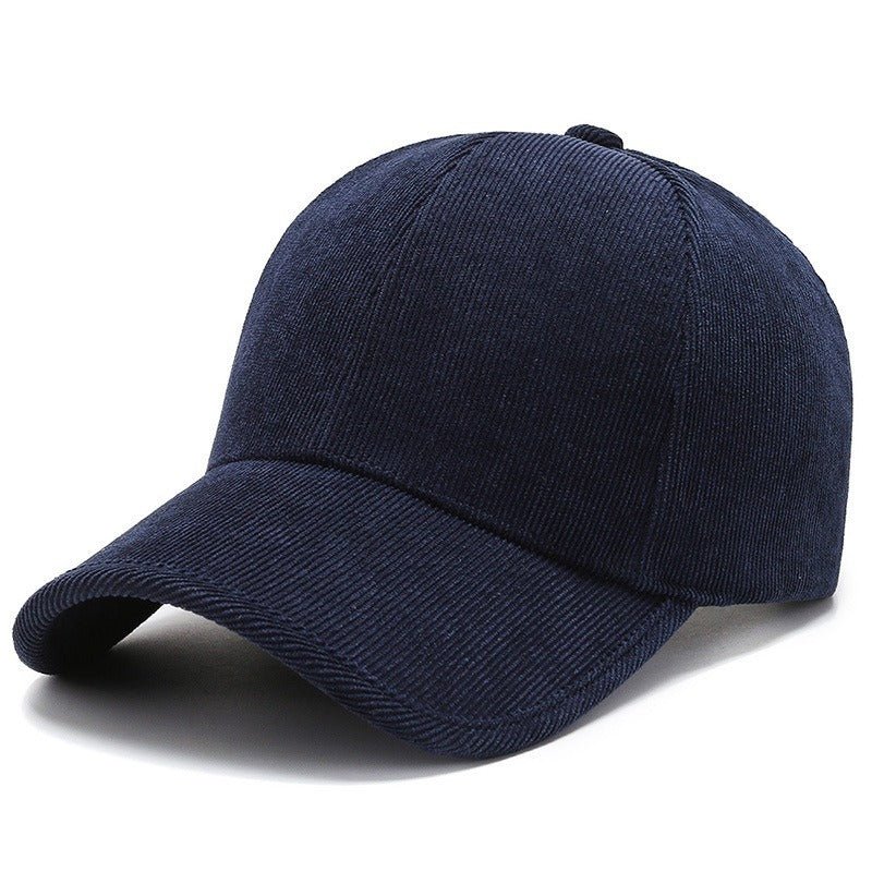 Four Seasons Corduroy Color Baseball Cap Casual All - matching - E. M. E. LLC0