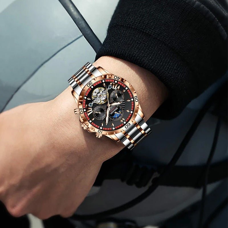 Full - automatic Waterproof Luminous Mechanical Watch - E. M. E. LLC0