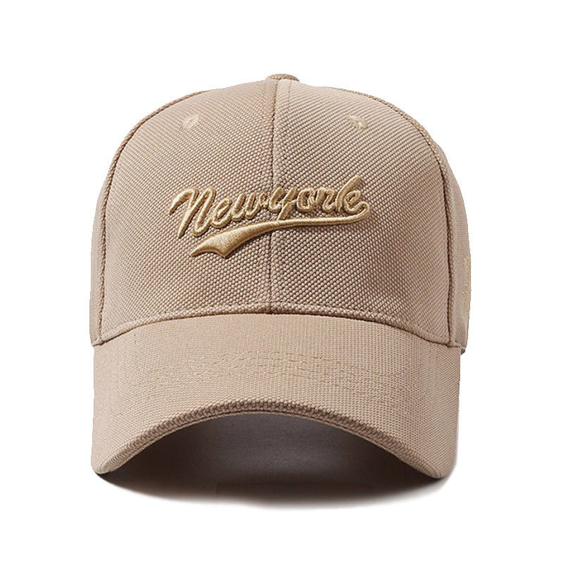 Hard Crown Baseball Cap Men's And Women's Embroidered Letters - E. M. E. LLC0