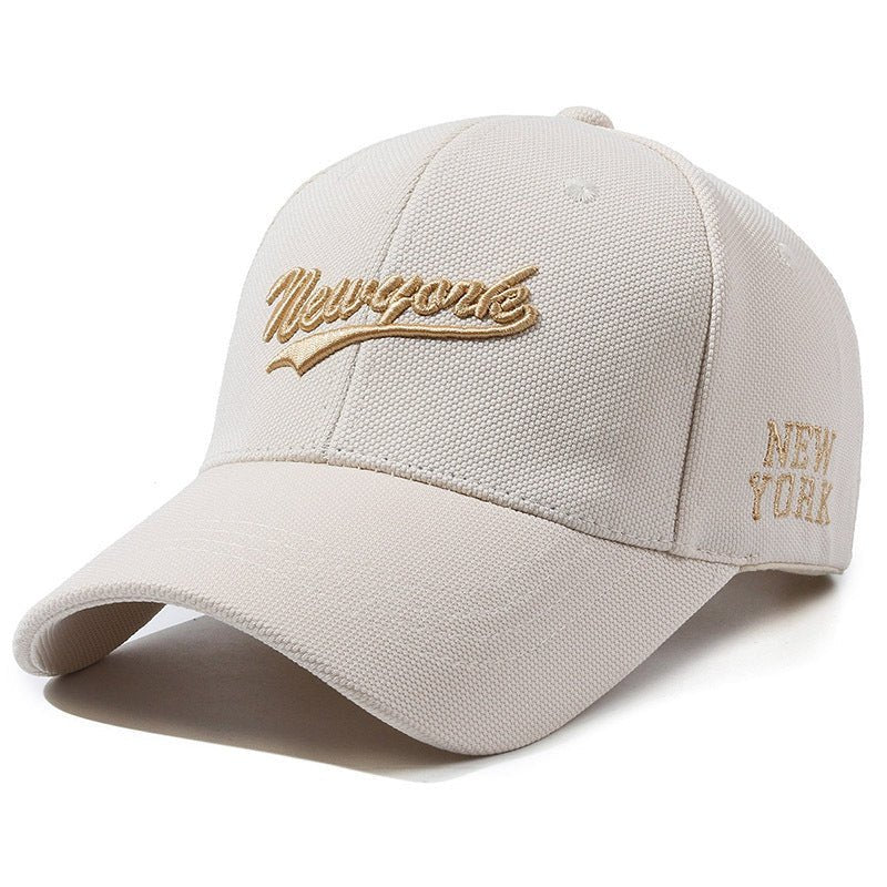 Hard Crown Baseball Cap Men's And Women's Embroidered Letters - E. M. E. LLC0