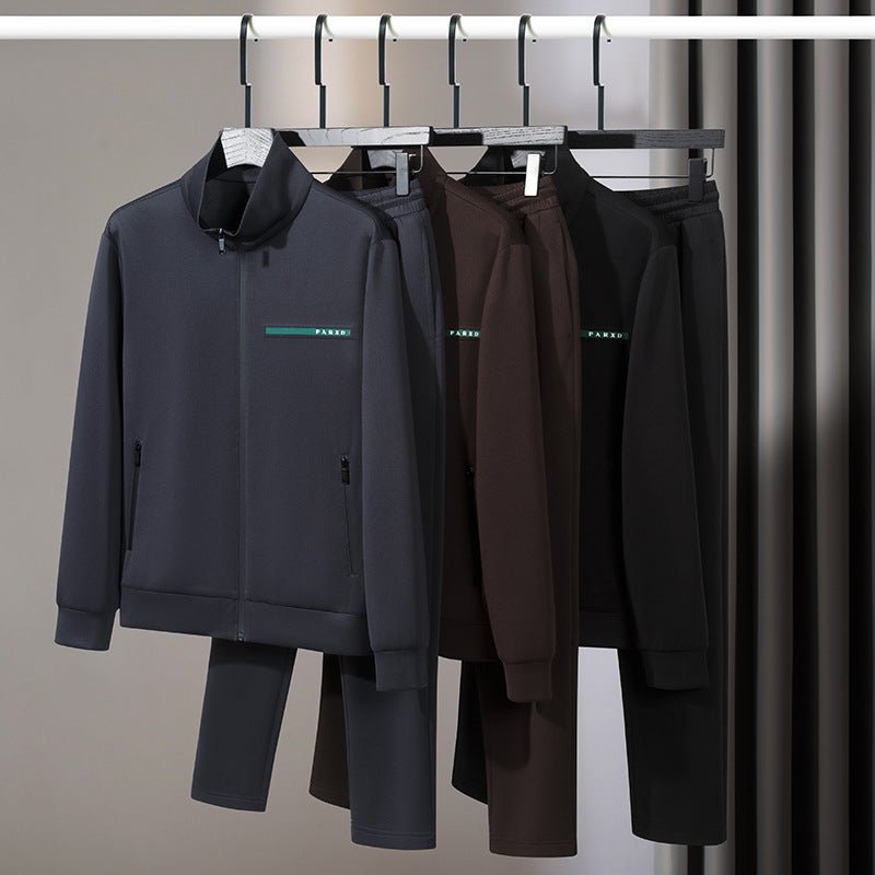 High - end Two - piece Long - sleeved Casual Sports Suit Men - E. M. E. LLC0