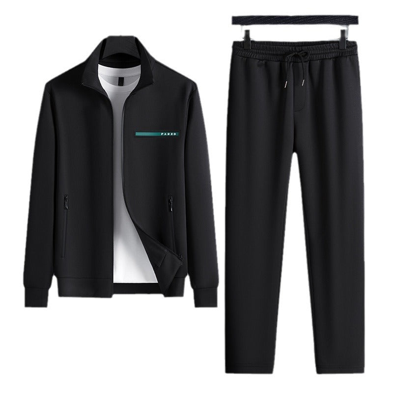 High - end Two - piece Long - sleeved Casual Sports Suit Men - E. M. E. LLC0