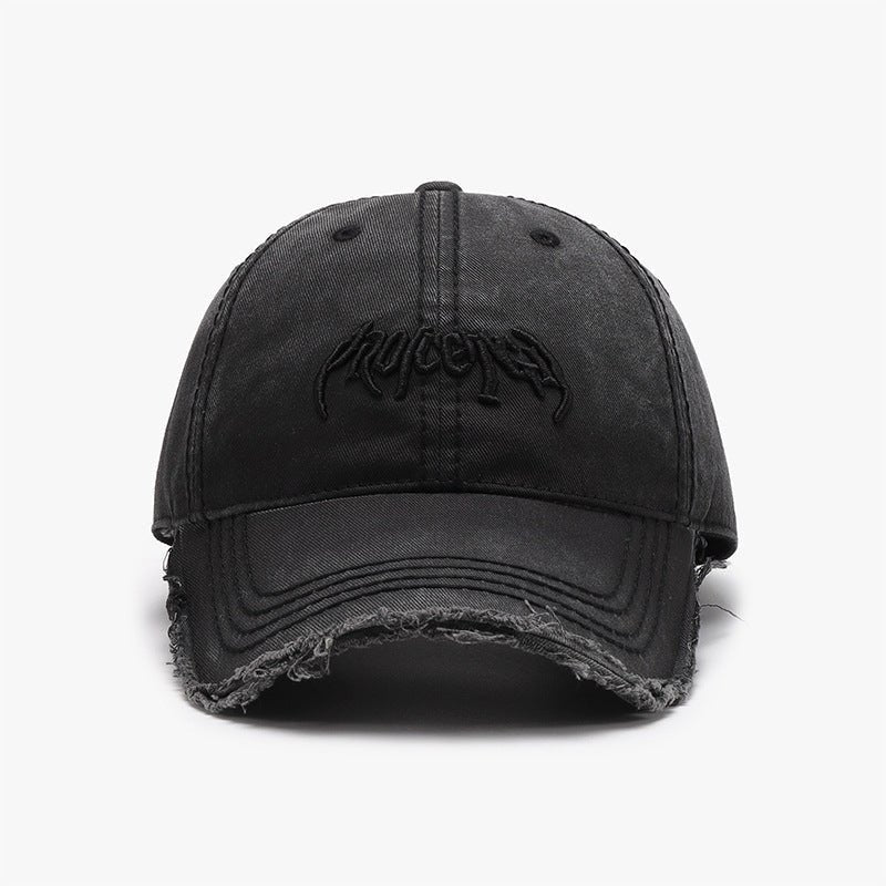 Letter Three - dimensional Embroidery Soft Top Burr Men's Baseball Cap - E. M. E. LLC0