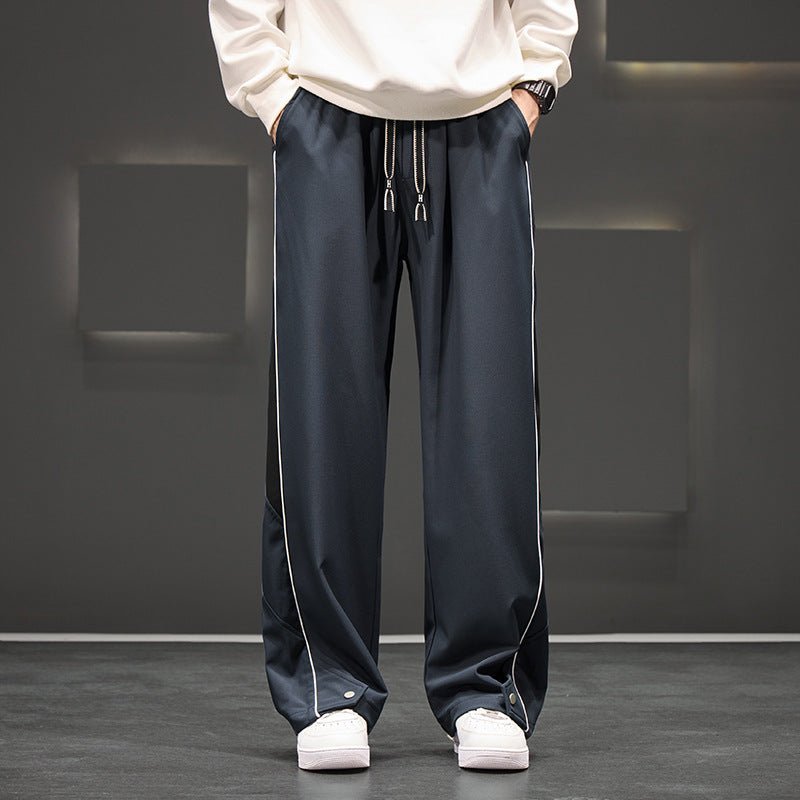 Loose Casual Waterproof Men's Plus Size Straight - leg Trousers - E. M. E. LLC0