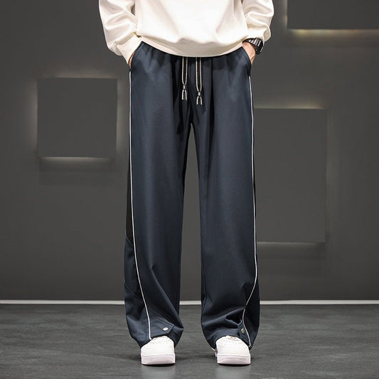 Loose Casual Waterproof Men's Plus Size Straight - leg Trousers - E. M. E. LLC0