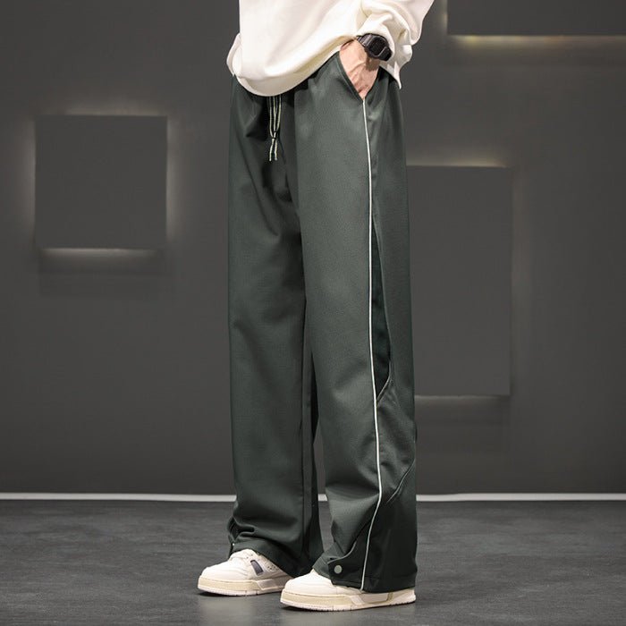 Loose Casual Waterproof Men's Plus Size Straight - leg Trousers - E. M. E. LLC0