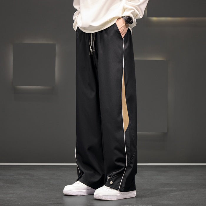 Loose Casual Waterproof Men's Plus Size Straight - leg Trousers - E. M. E. LLC0