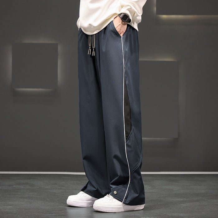 Loose Casual Waterproof Men's Plus Size Straight - leg Trousers - E. M. E. LLC0